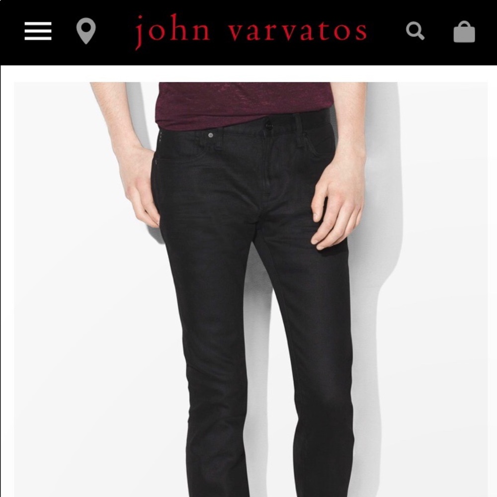 John Varvatos Bowery Slim Straight Jeans